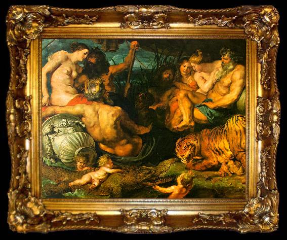 framed  Peter Paul Rubens The Four Quarters of the Globe, ta009-2